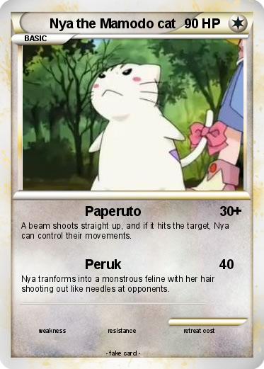 Pokemon Nya the Mamodo cat
