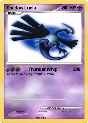 Pokemon Shadow Lugia