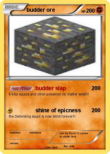 Pokemon budder ore