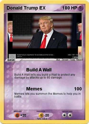 Pokemon Donald Trump EX