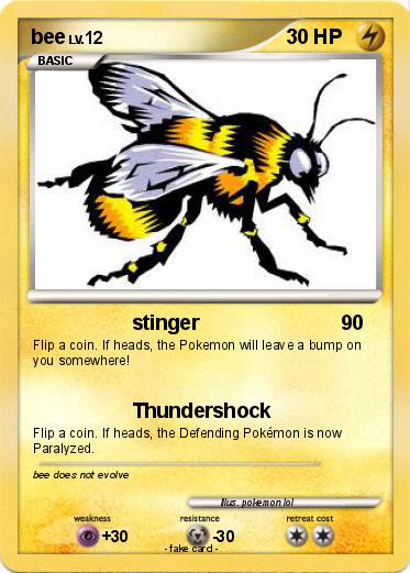 Pokémon bee 184 184 - stinger - My Pokemon Card