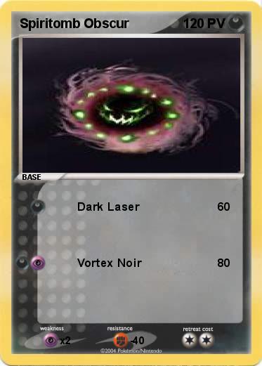 Pokemon Spiritomb Obscur