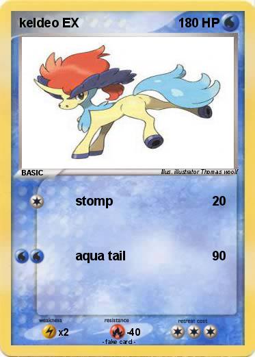 Pokemon keldeo EX