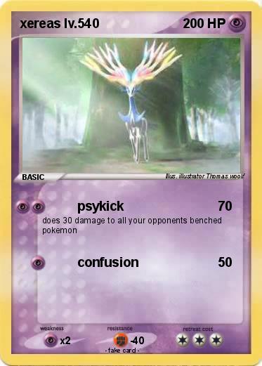 Pokemon xereas lv.540