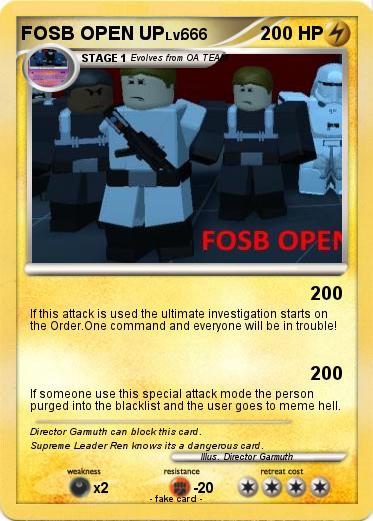 Pokemon FOSB OPEN UP