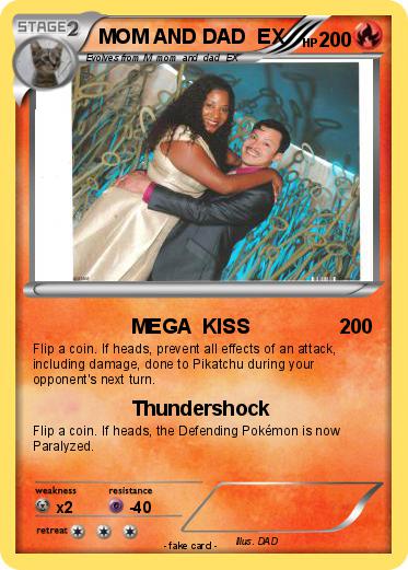 Pokemon MOM AND DAD  EX