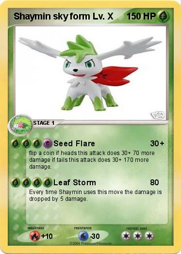 Pokemon Shaymin sky form Lv. X