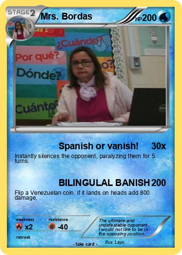 Pokemon Mrs. Bordas