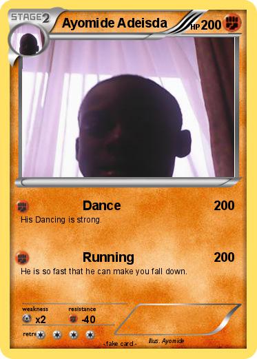 Pokemon Ayomide Adeisda