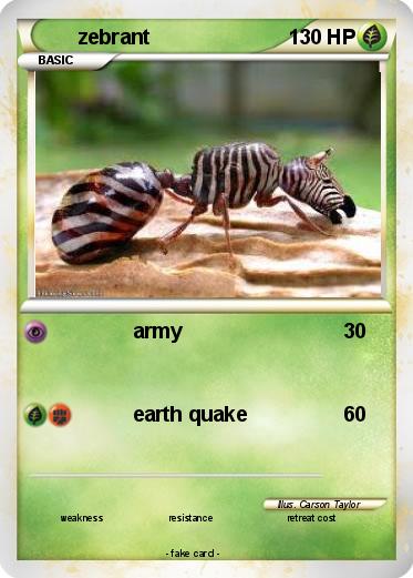 Pokemon zebrant