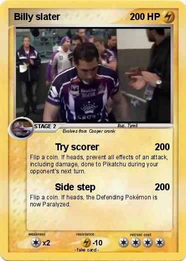 Pokemon Billy slater