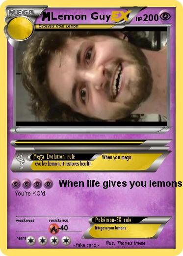 Pokemon Lemon Guy