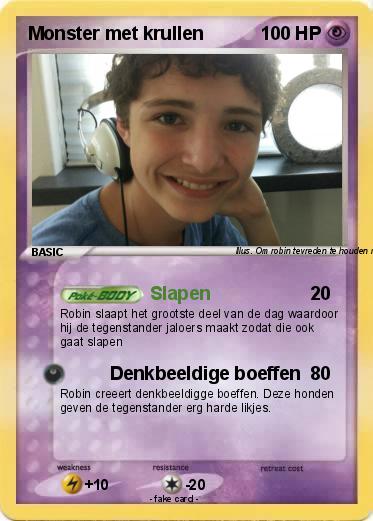 Pokemon Monster met krullen
