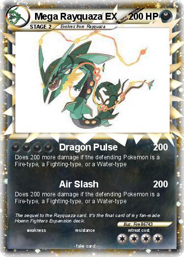 Pokemon Mega Rayquaza EX