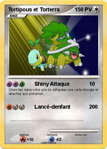 Pokemon Tortipous et Torterra