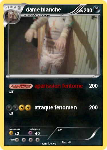 Pokemon dame blanche