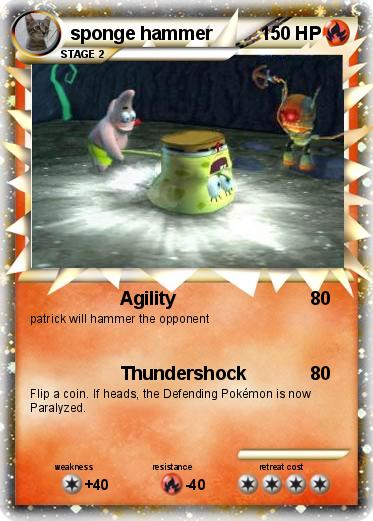 Pokemon sponge hammer
