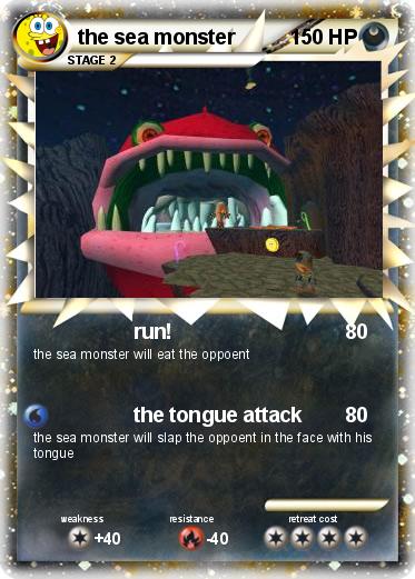 Pokemon the sea monster