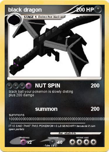 Pokemon black dragon