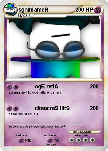 Pokemon sgniniameR