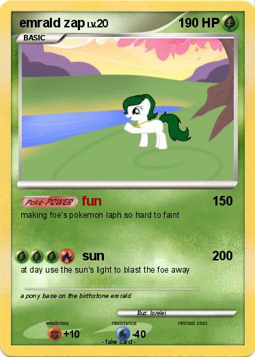 Pokemon emrald zap