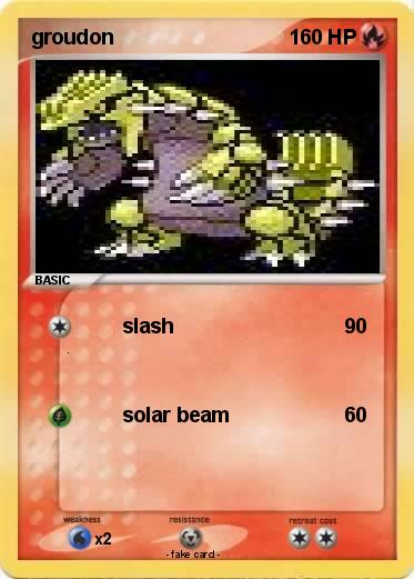 Pokemon groudon
