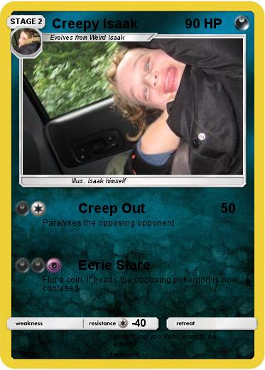 Pokemon Creepy Isaak