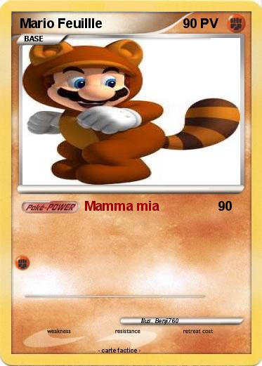 Pokemon Mario Feuillle