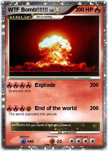 Pokemon WTF Bomb!!!!!!!
