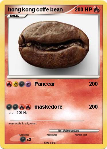 Pokemon hong kong coffe bean