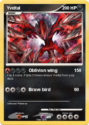 Pokemon Yveltal