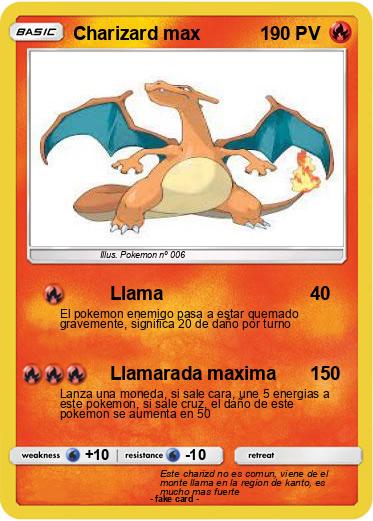 Pokemon Charizard max
