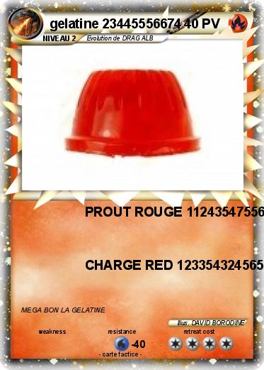 Pokemon gelatine 23445556674
