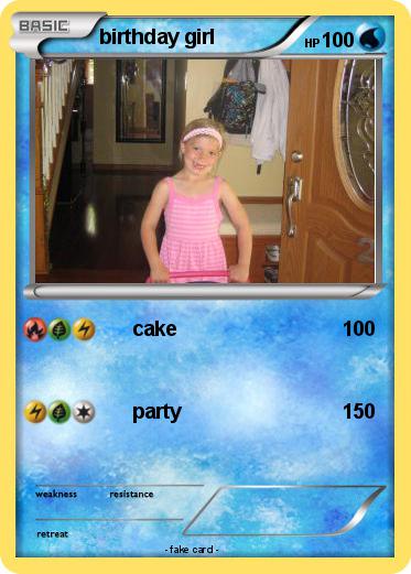 Pokemon birthday girl