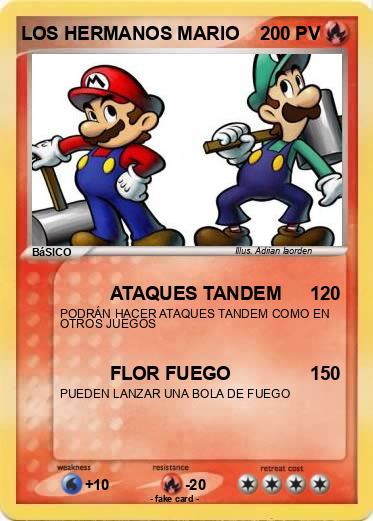 Pokemon LOS HERMANOS MARIO