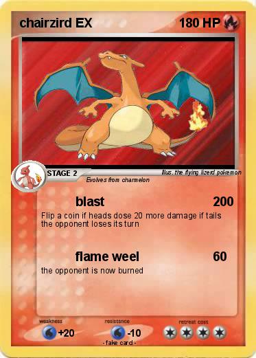 Pokemon chairzird EX