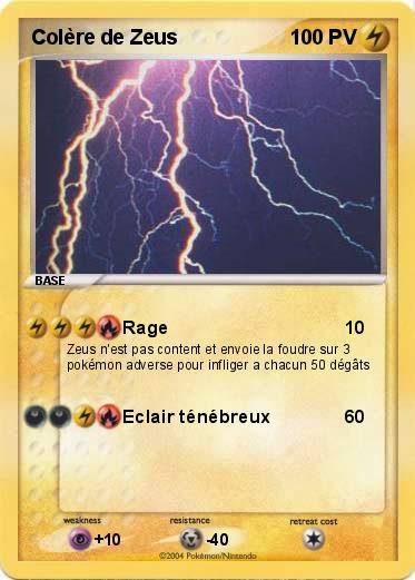 Pokemon Colère de Zeus 