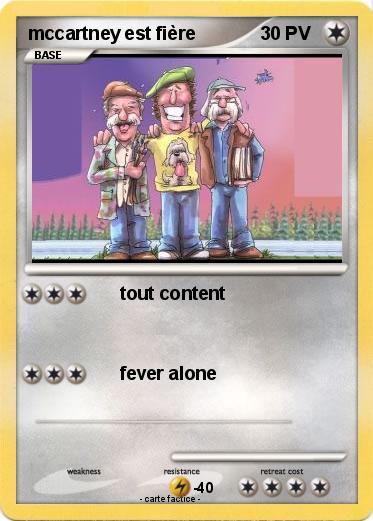 Pokemon mccartney est fière