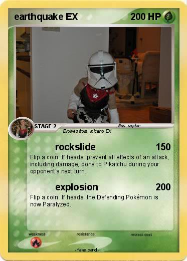 Pokemon earthquake EX