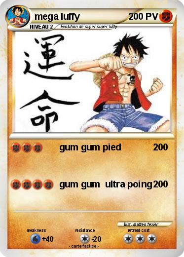 Pokemon mega luffy