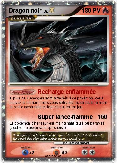 Pokemon Dragon noir