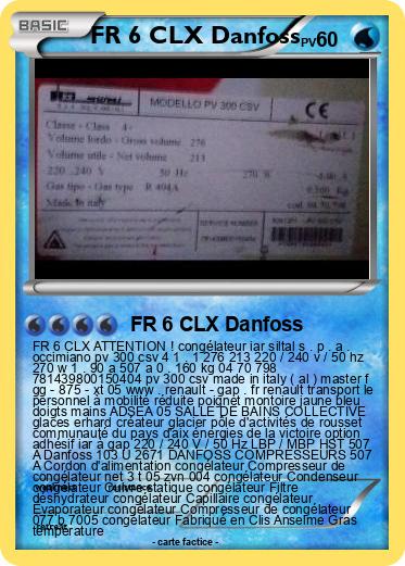 Pokemon FR 6 CLX Danfoss