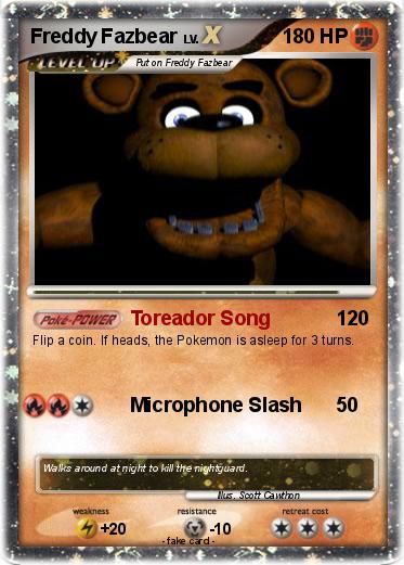 Pokemon Freddy Fazbear