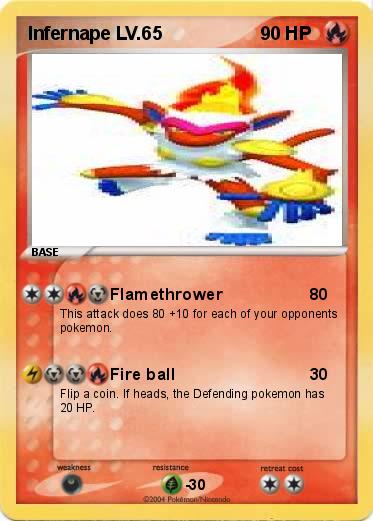 Pokemon Infernape LV.65