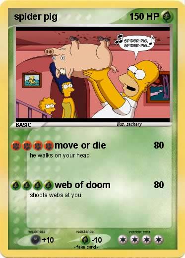 Pokemon spider pig