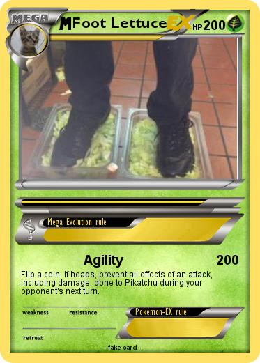Pokemon Foot Lettuce