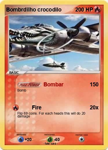 Pokemon Bombrdilho crocodilo