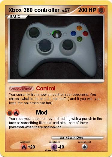 Pokemon Xbox 360 controller