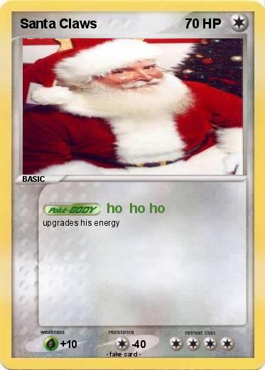 Pokemon Santa Claws