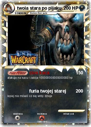 Pokemon twoia stara po pijaku